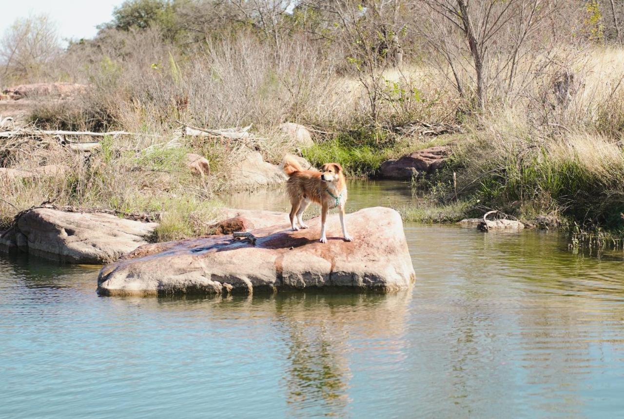 Lazo House - Riverfront With Overlooking Llano River 外观 照片